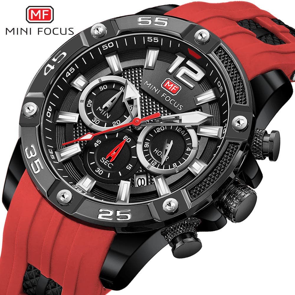 Mini Focus Red Sport Watch product image